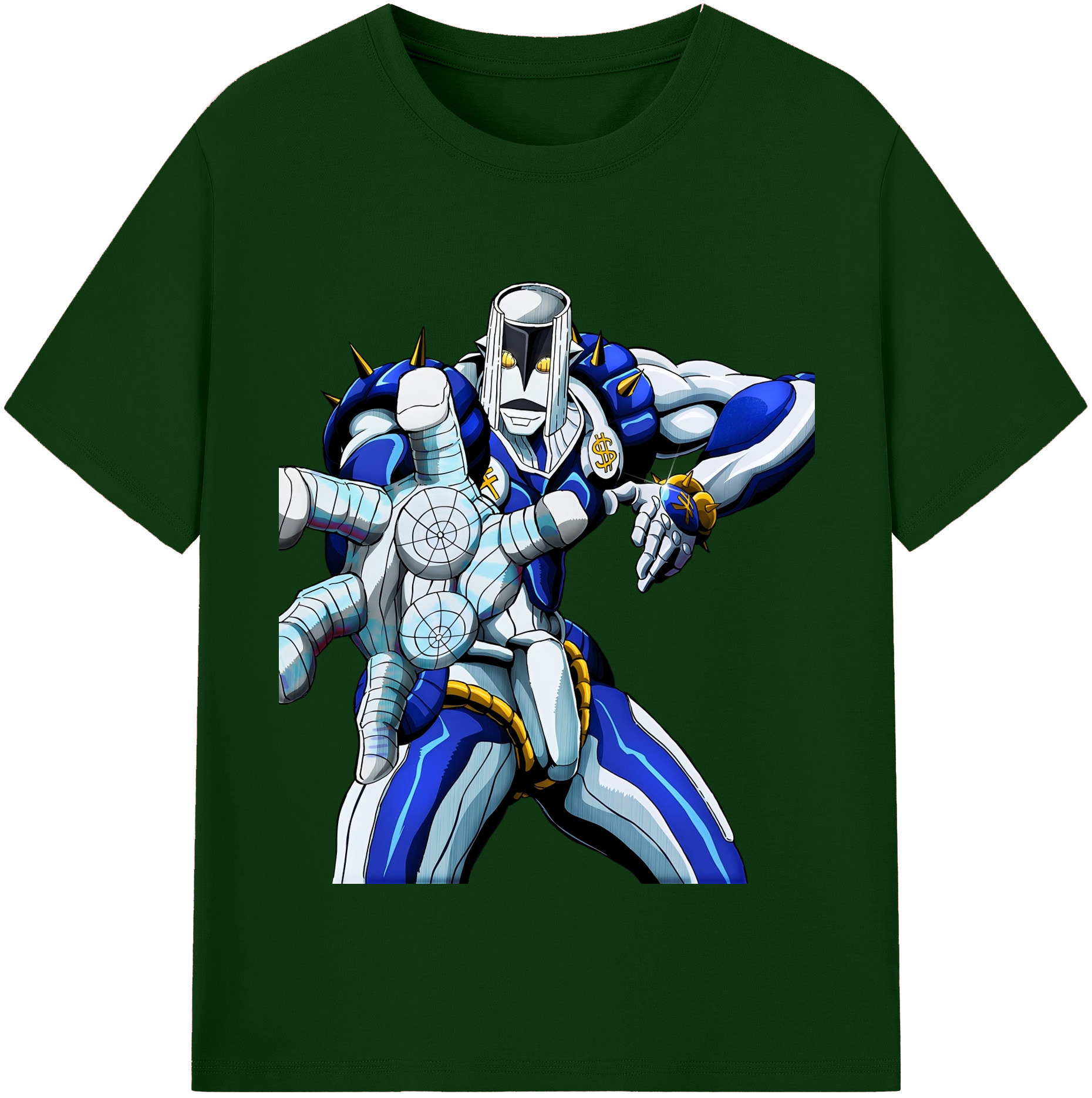 （画像用） ジョジョの奇妙な冒険 虹村億泰 にじむら おくやす JoJo's Bizarre Adventure Nijimura Okuyasu 綿100％半袖Tシャツ（フロントプリント）